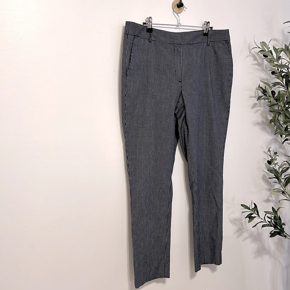 Brooks Brothers Black and White Straight Leg Pants
